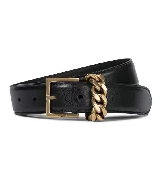 YSL Leather 30MM BELT 0234