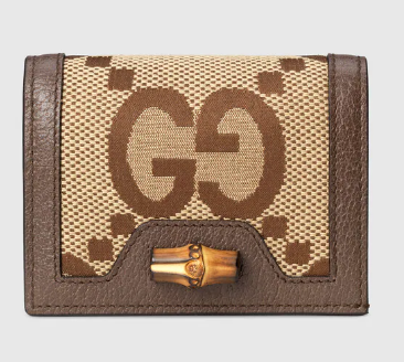 Gucci Diana jumbo GG card case 658244 brown