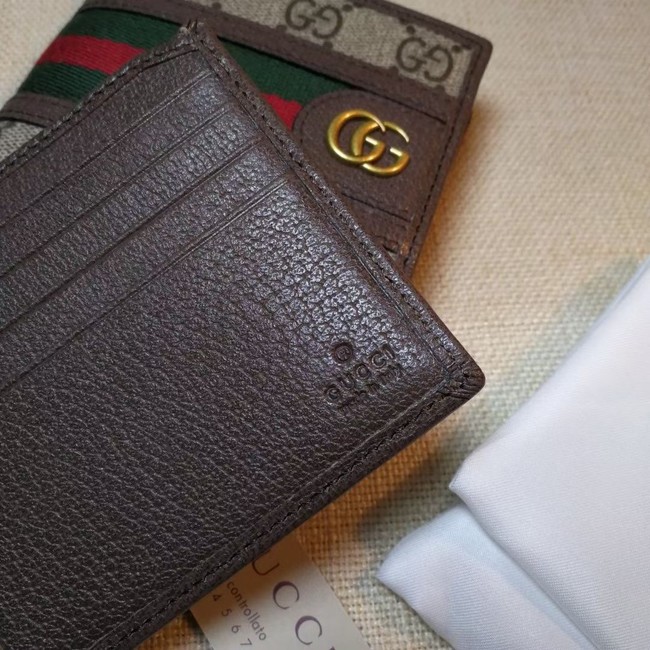 Gucci Ophidia GG wallet 597606 brown