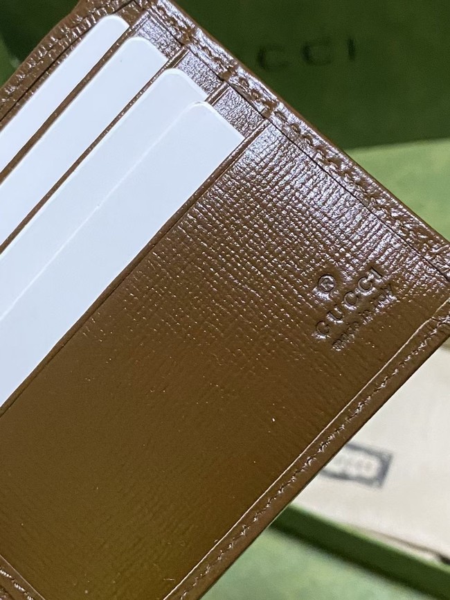 Gucci Wallet with Interlocking G 671652 brown