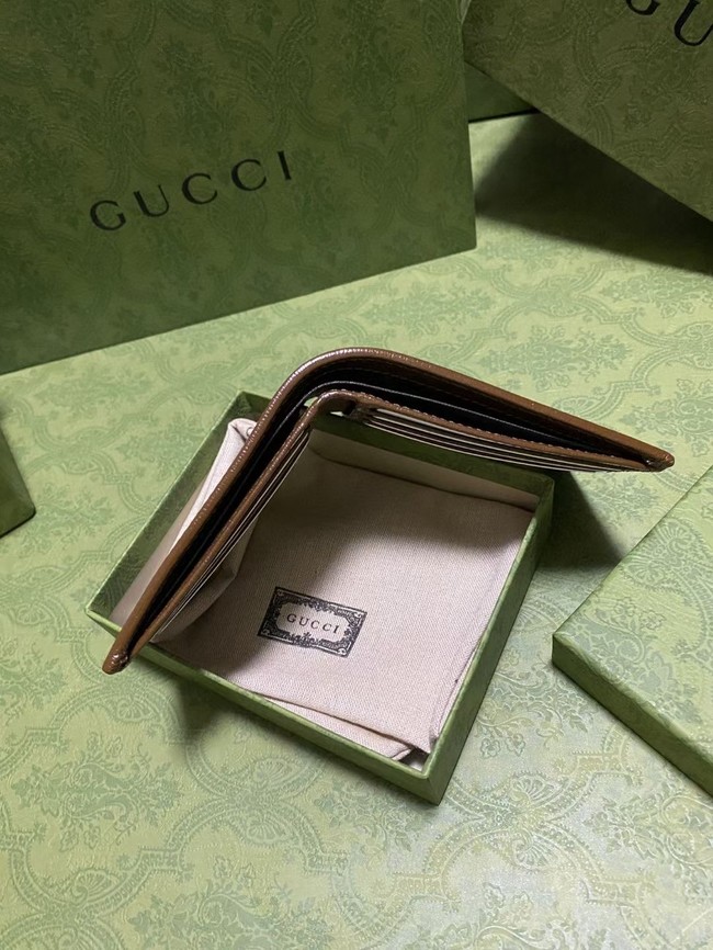 Gucci Wallet with Interlocking G 671652 brown