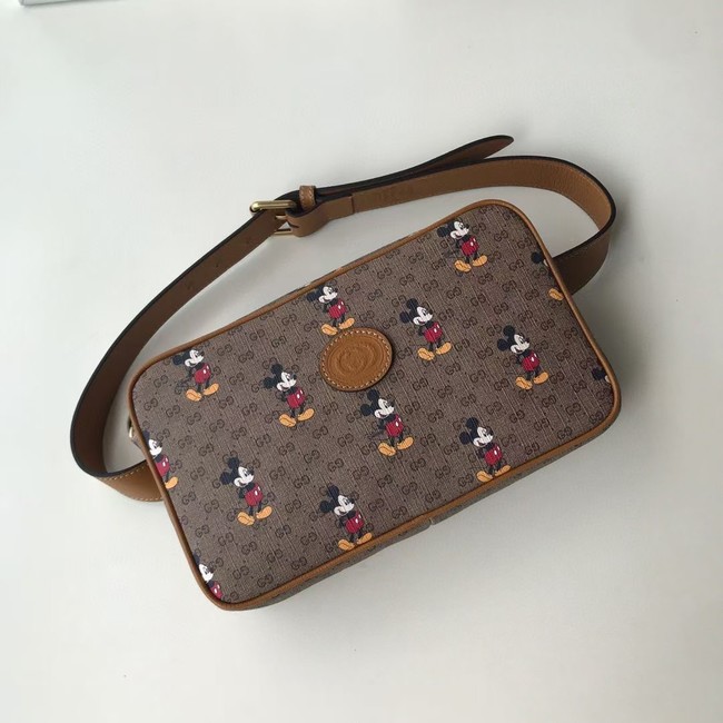 Gucci Pineapple GG Supreme belt bag 602695 brown