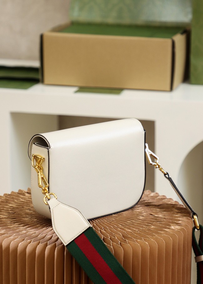 Gucci Horsebit 1955 mini bag 658574 White