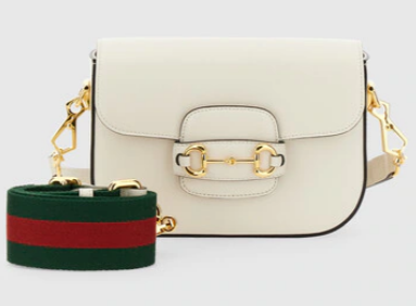 Gucci Horsebit 1955 mini bag 658574 White