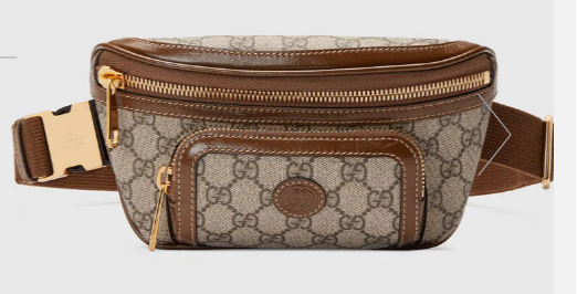 Gucci Belt bag with Interlocking G 682933 Brown