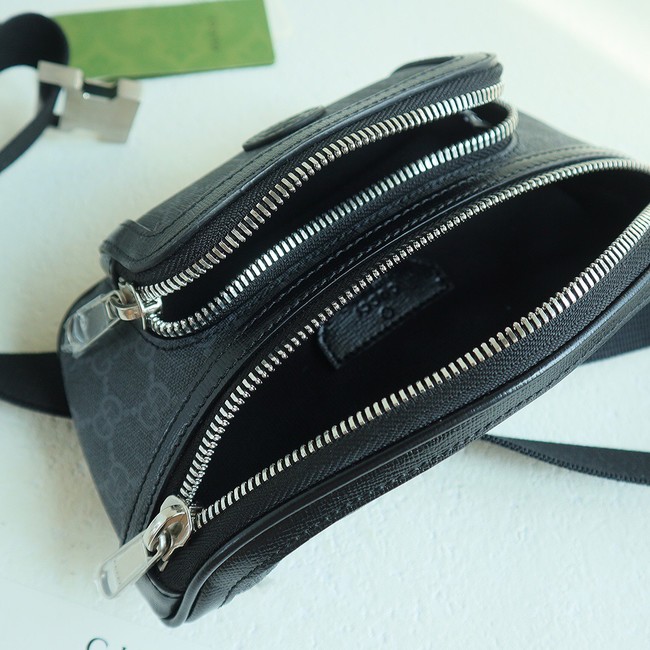 Gucci Belt bag with Interlocking G 682933 black