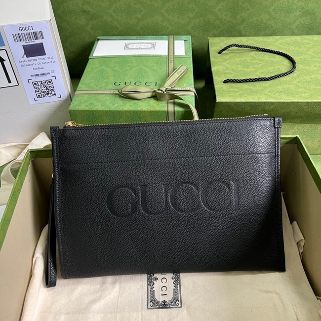 Gucci Ophidia pouch leather 681200 black