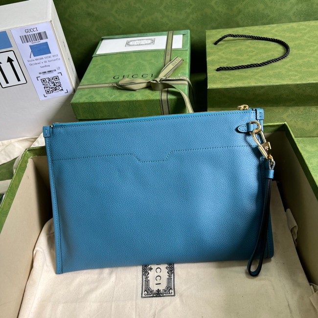 Gucci Ophidia pouch leather 681200 blue