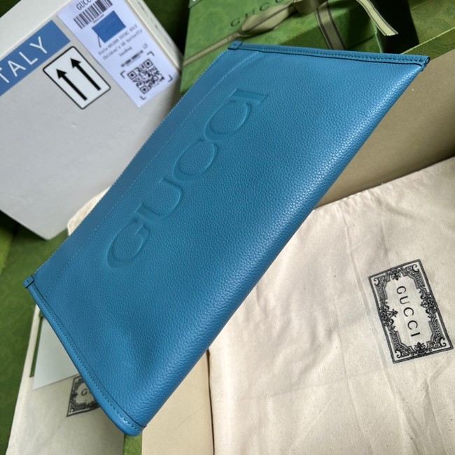 Gucci Ophidia pouch leather 681200 blue