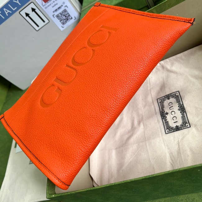 Gucci Ophidia pouch leather 681200 orange