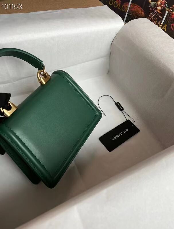 Dolce & Gabbana Origianl Leather Shoulder Bag 4011 green