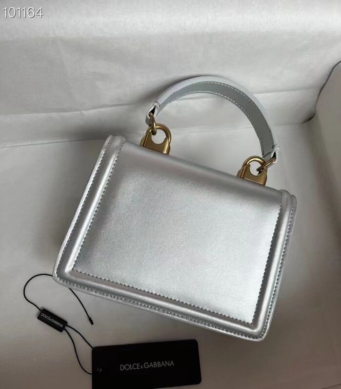 Dolce & Gabbana Origianl Leather Shoulder Bag 4011 silver