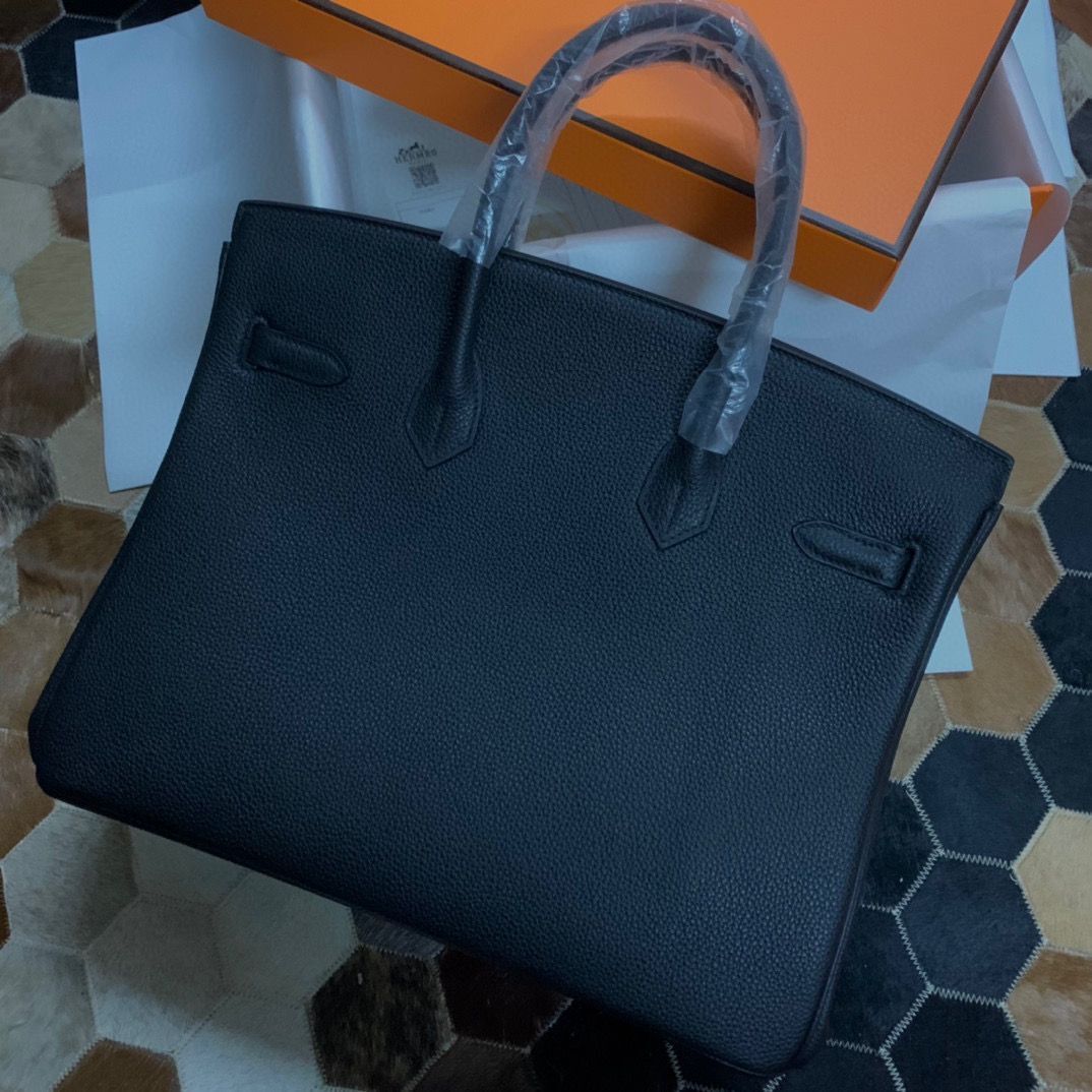 Hermes original Togo Leather HB35O Black