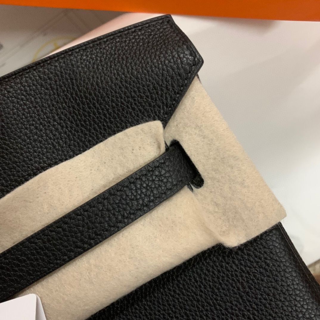 Hermes original Togo Leather HB35O Black