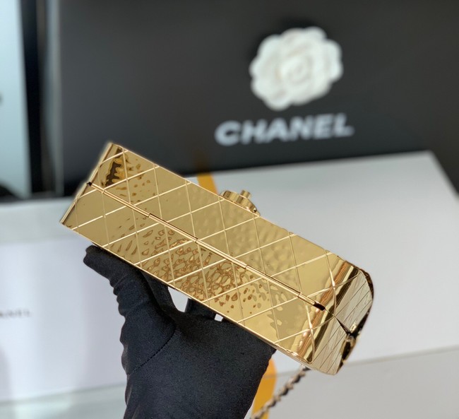 Chanel Box Shoulder Bag C5691 gold