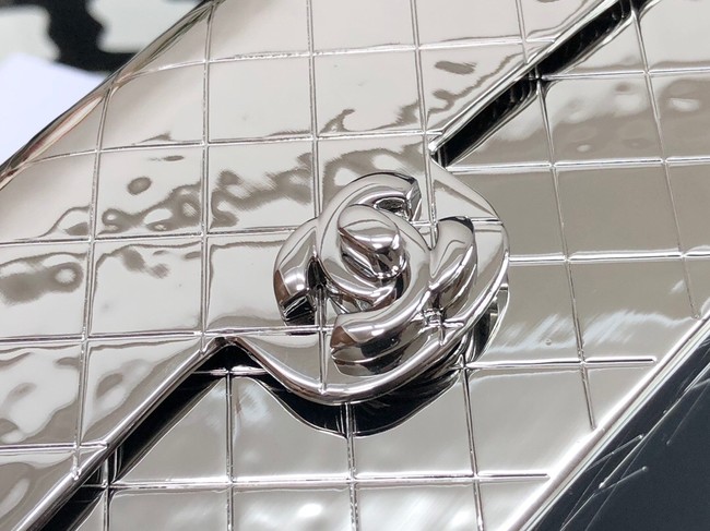 Chanel Box Shoulder Bag C5691 silver