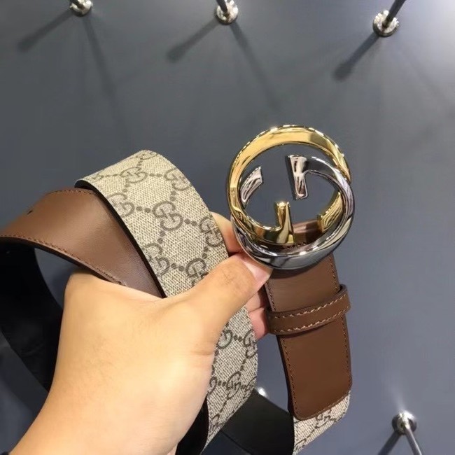 Gucci Belt with leather 625855 Brown