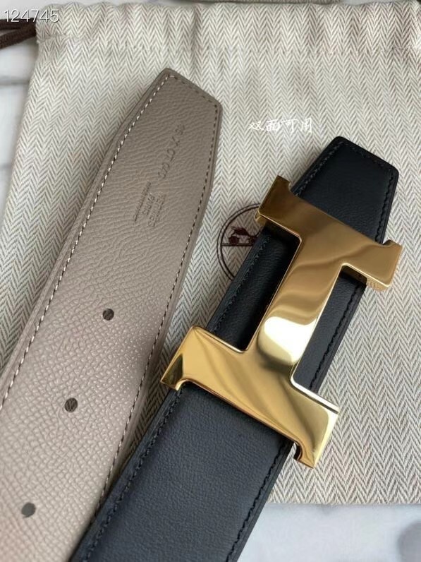 Hermes original belt buckle & Reversible leather strap 38 mm H06772