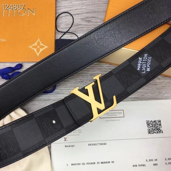 Louis Vuitton calf leather 40MM BELT MP5578V