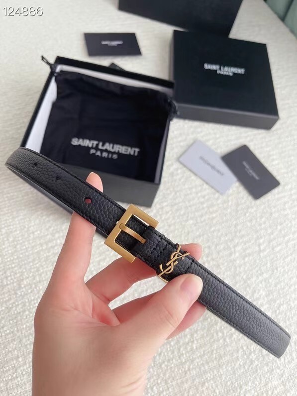 YSL calf leather 20MM BELT SL1462