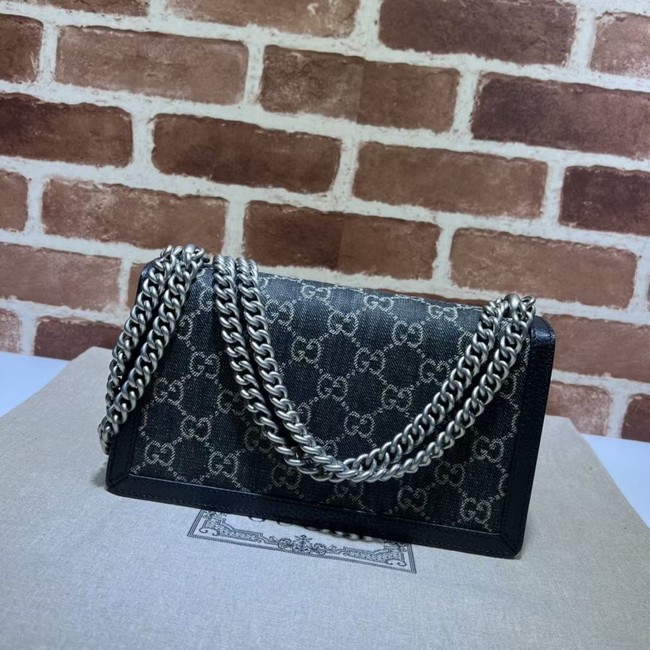 Gucci Dionysus small GG shoulder bag 499623 Black