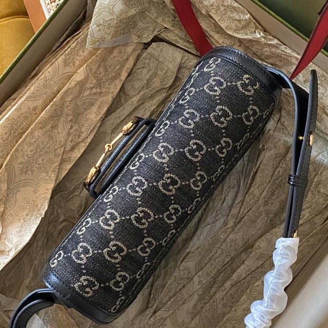 Gucci Horsebit 1955 shoulder bag 602204  Black