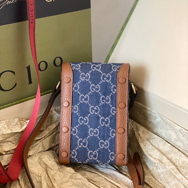 Gucci Horsebit 1955 mini bag 625615 blue