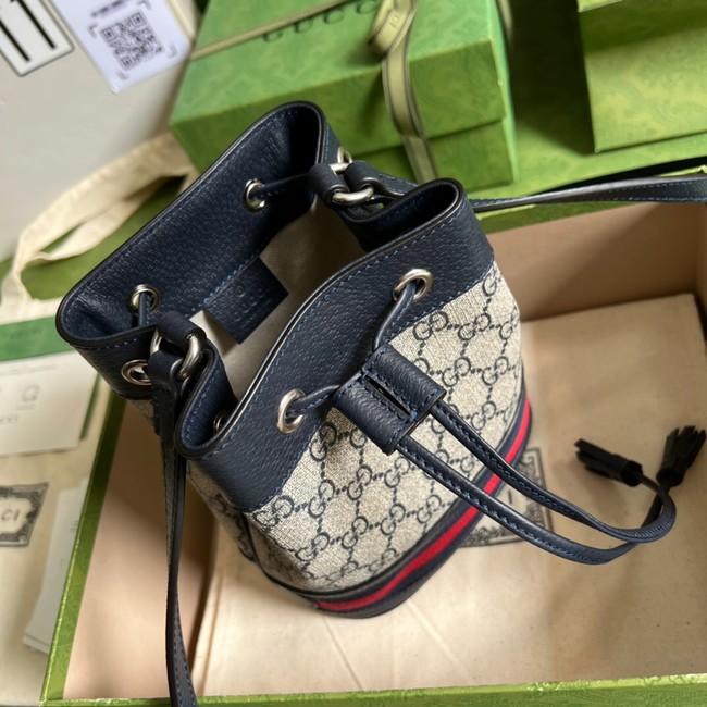 Gucci Ophidia GG mini bucket bag 550620 Blue