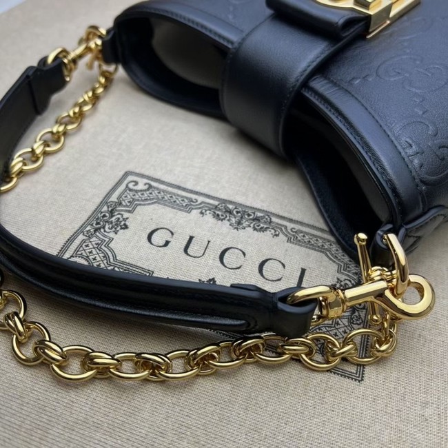 Gucci Small GG shoulder bag 675788 black