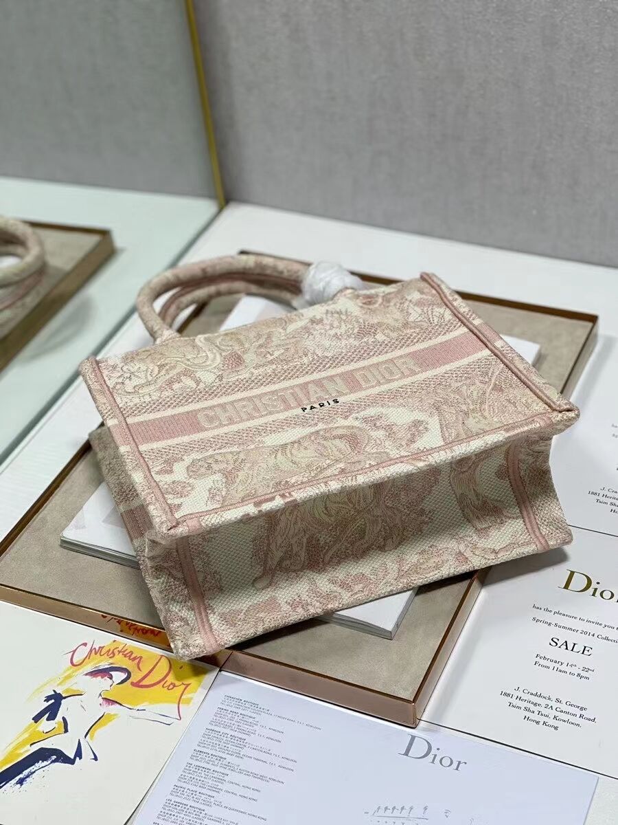 SMALL DIOR BOOK TOTE Embroidery C1331-1