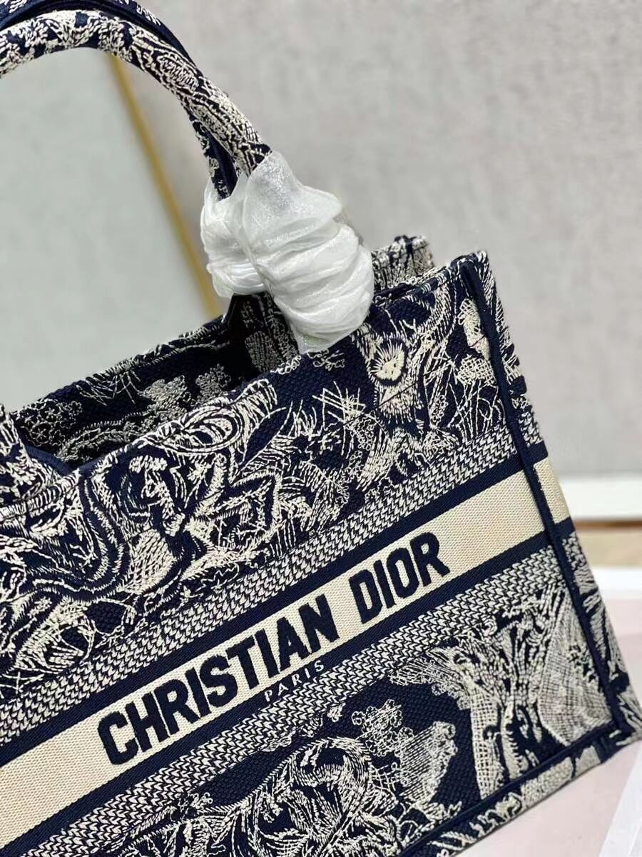 SMALL DIOR BOOK TOTE Embroidery C1331-8