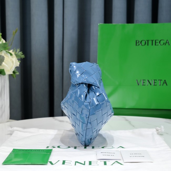 Bottega Veneta Mini intrecciato patent leather top handle bag JODIE 651876V BLASTER