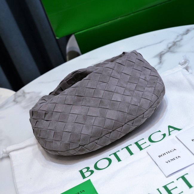 Bottega Veneta Mini intrecciato suede top handle bag 651876V1 THUNDER