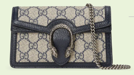 Gucci Dionysus GG super mini bag 476432 Blue