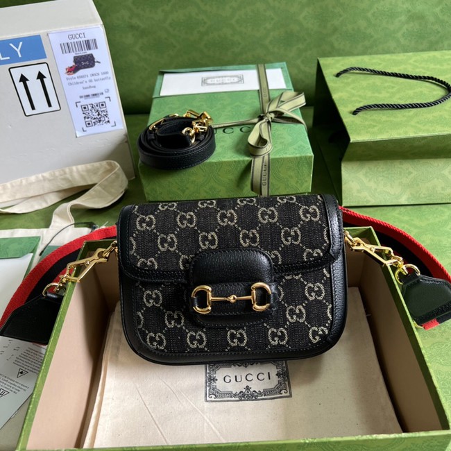 Gucci Horsebit 1955 shoulder bag 658574 Black