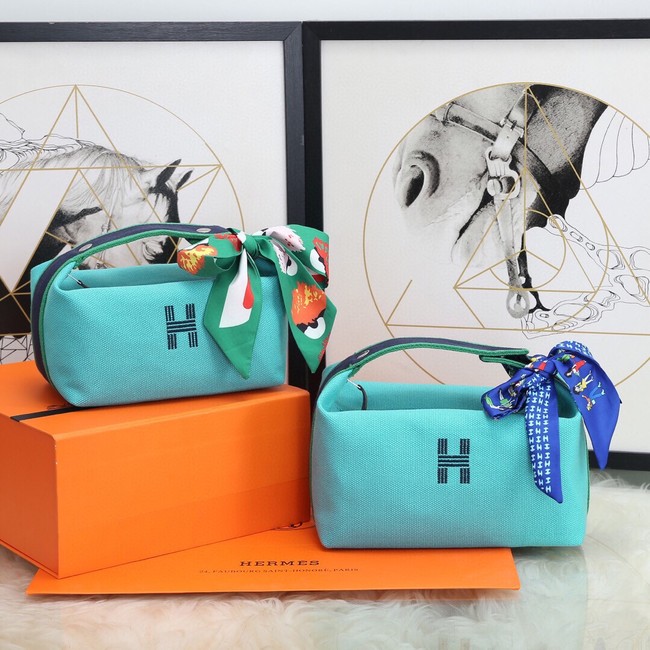 Hermes TROUSSE BRIDE-A-BRAC 25699 light blue