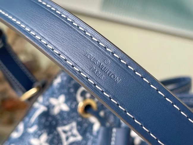 Louis Vuitton Monogram denim M59606 Navy Blue