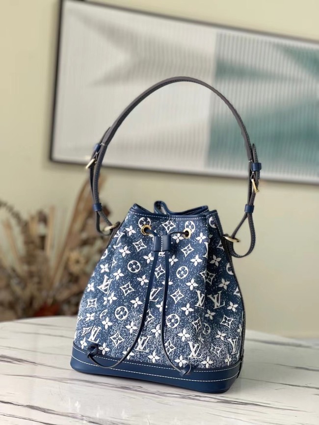 Louis Vuitton Monogram denim M59606 Navy Blue