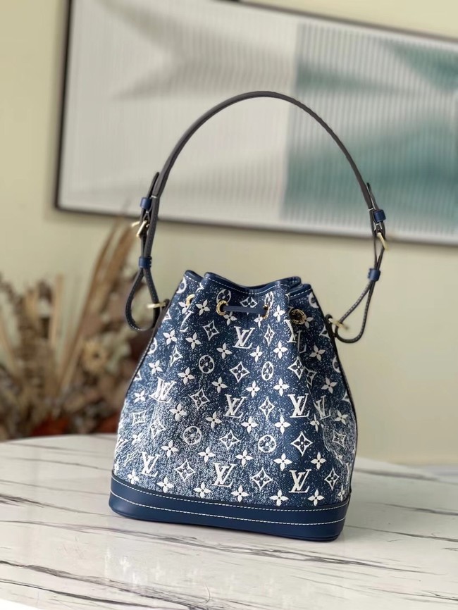 Louis Vuitton Monogram denim M59606 Navy Blue