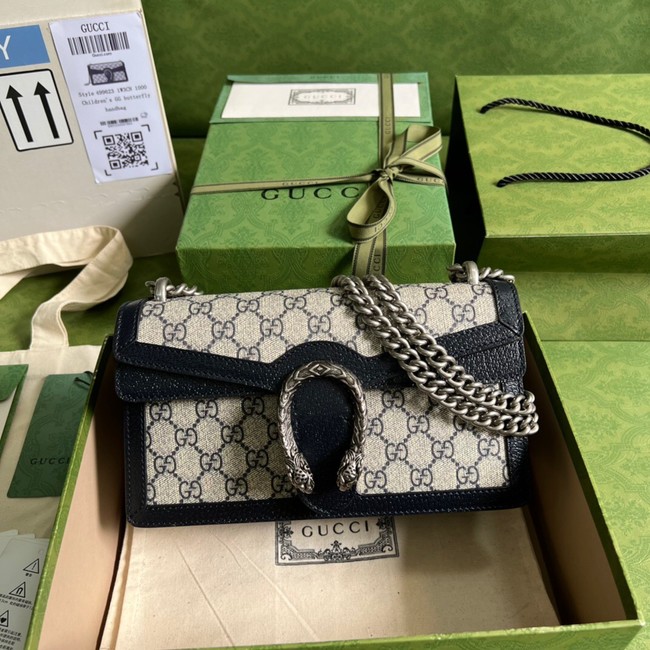 Gucci Dionysus small GG shoulder bag 499623 blue