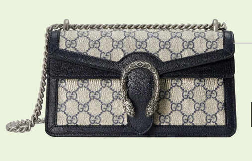 Gucci Dionysus small GG shoulder bag 499623 blue