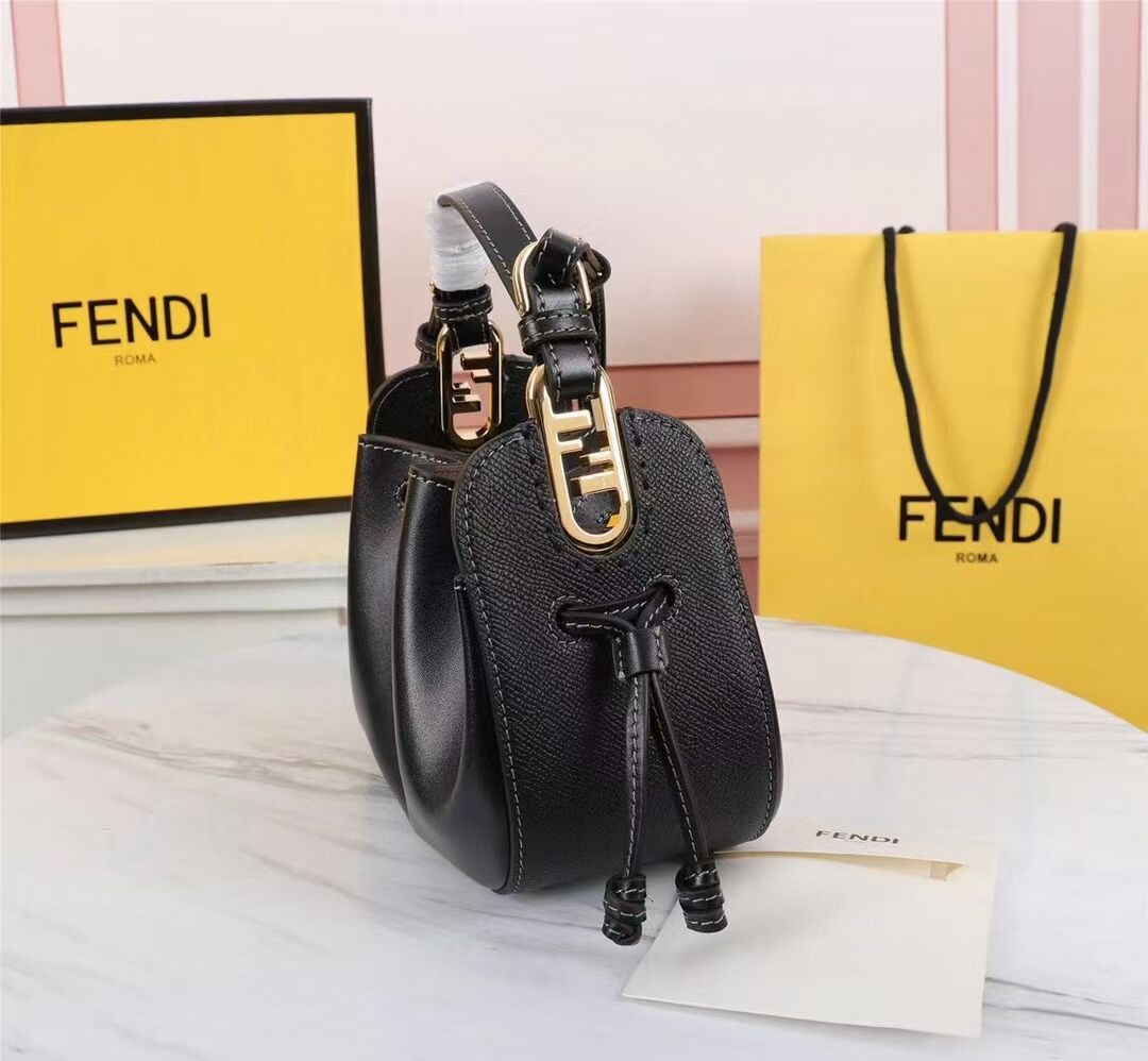 FENDI TOUCH leather bag 8BS059 black