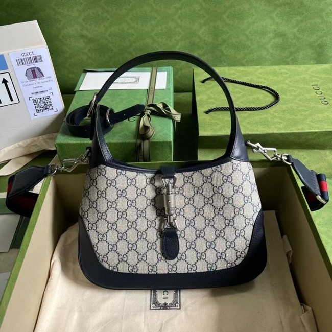 Gucci Jackie 1961 small GG shoulder bag 678843 blue