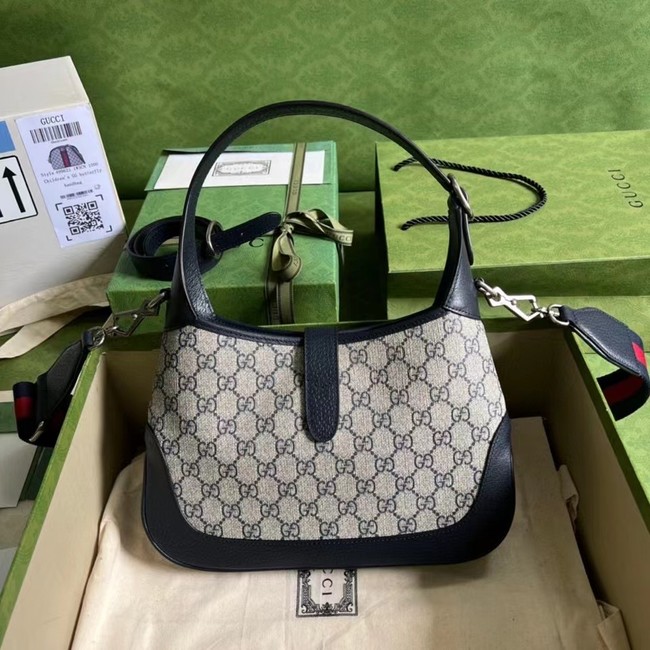 Gucci Jackie 1961 small GG shoulder bag 678843 blue