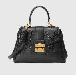 Gucci Small GG top handle bag 675791 black