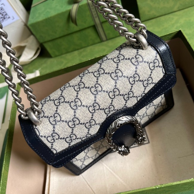 Gucci Mini Dionysus GG Canvas Shoulder Bag 421970 blue