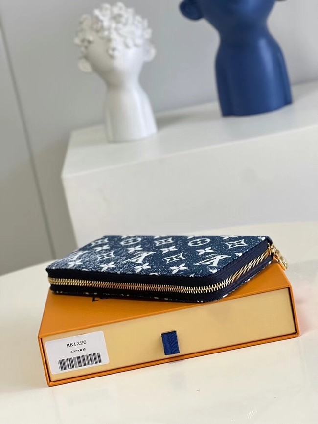 Louis Vuitton ZIPPY wallet M81226 Navy Blue