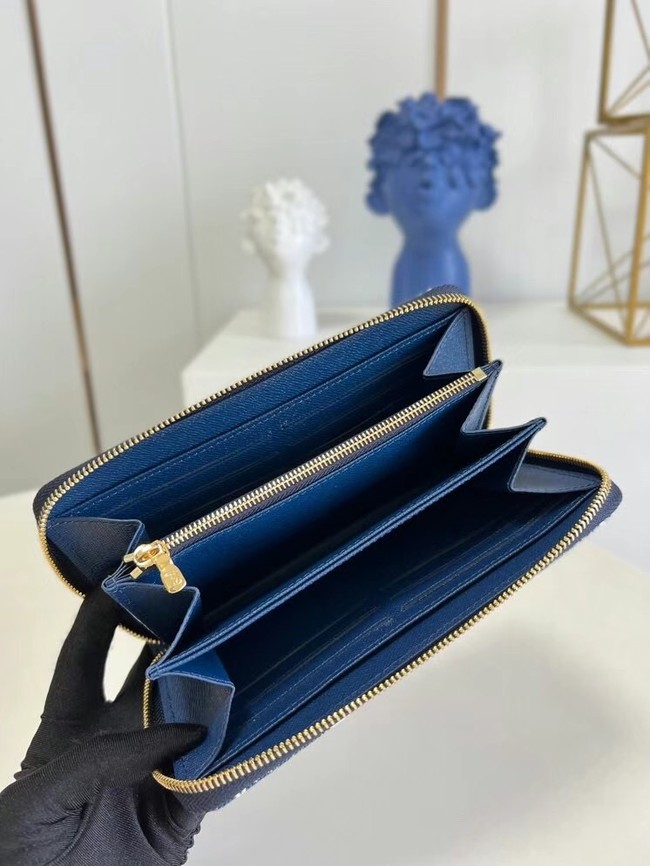 Louis Vuitton ZIPPY wallet M81226 Navy Blue