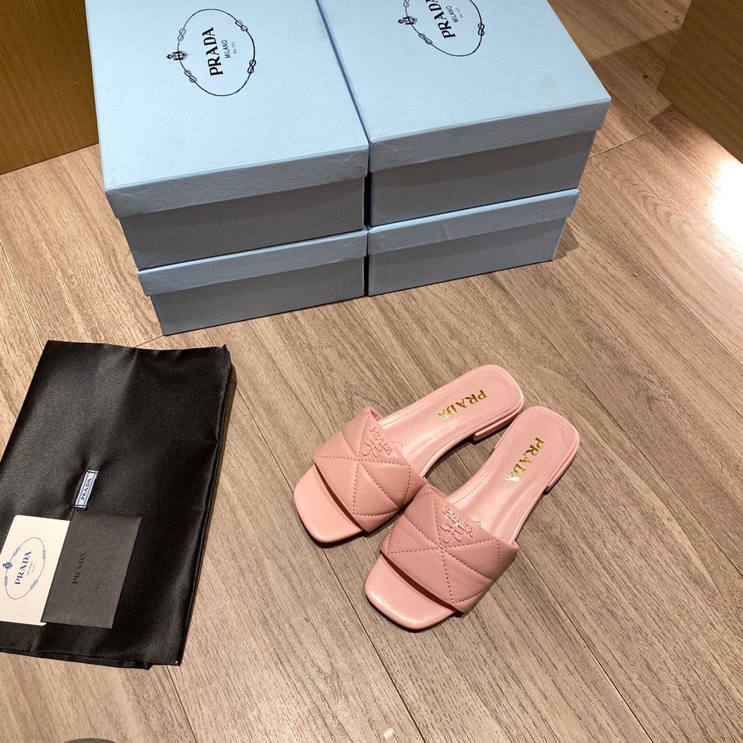 Prada Slippers Shoes PD56902 Pink