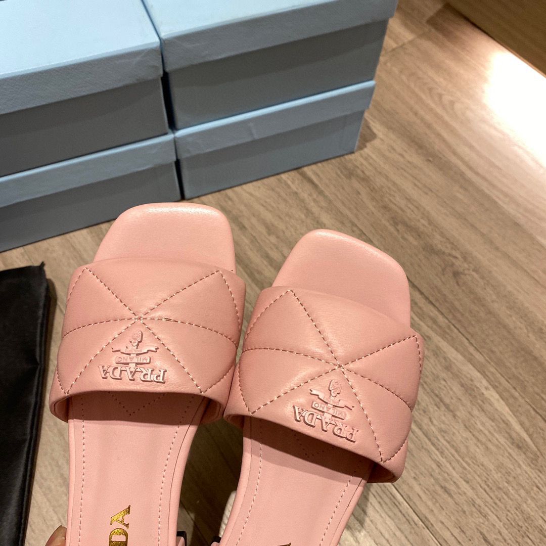 Prada Slippers Shoes PD56902 Pink